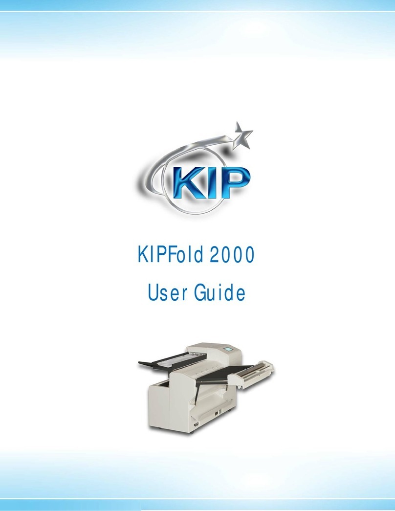 KIP KIPFold 2000 user guide