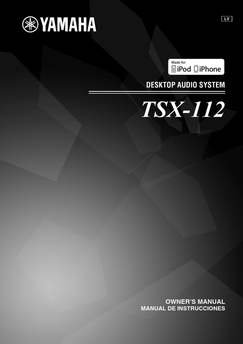 Yamaha TSX-112 User manual