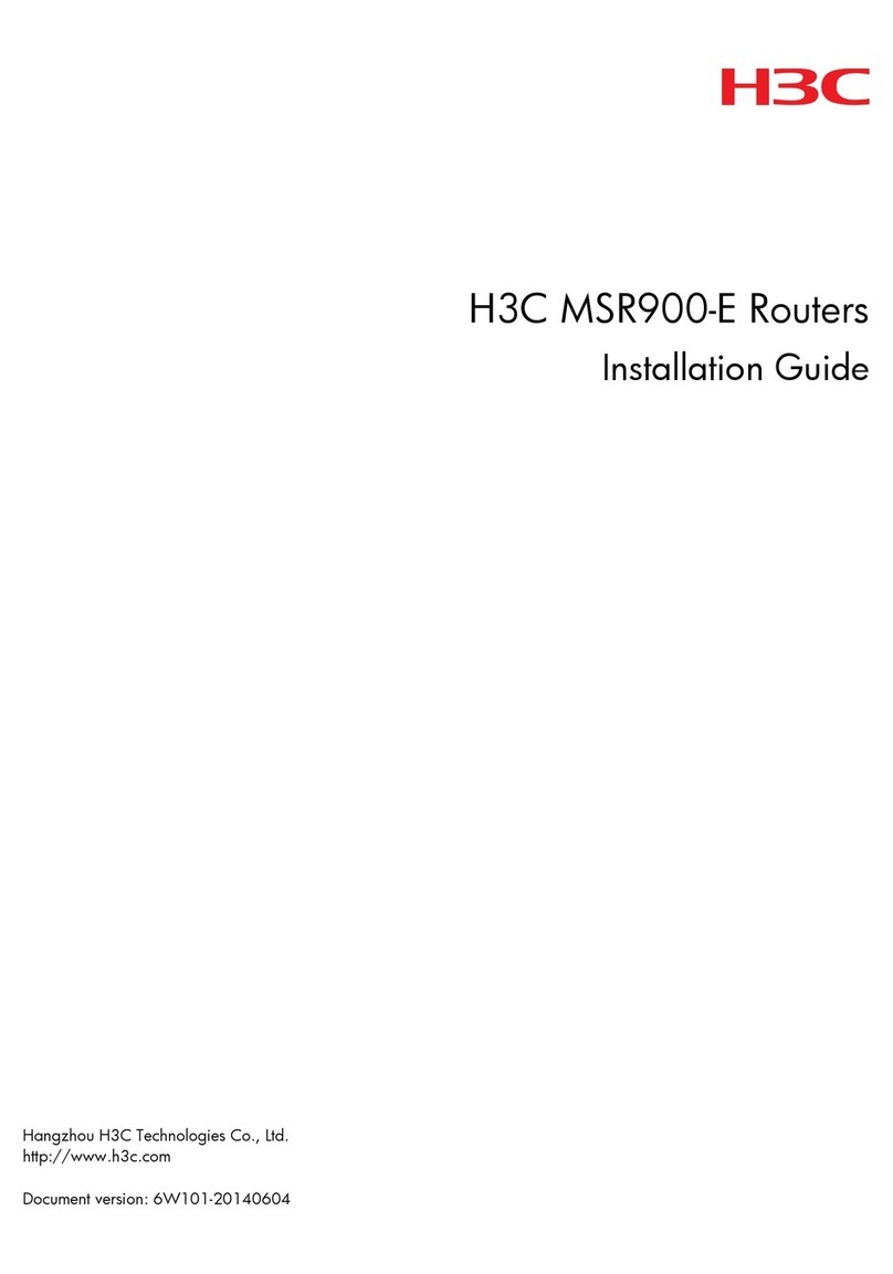 H3C MSR900-E Routers installation guide