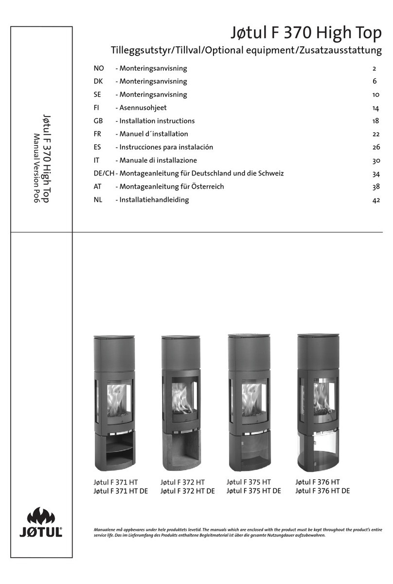 Jøtul F 376 HT DE User manual