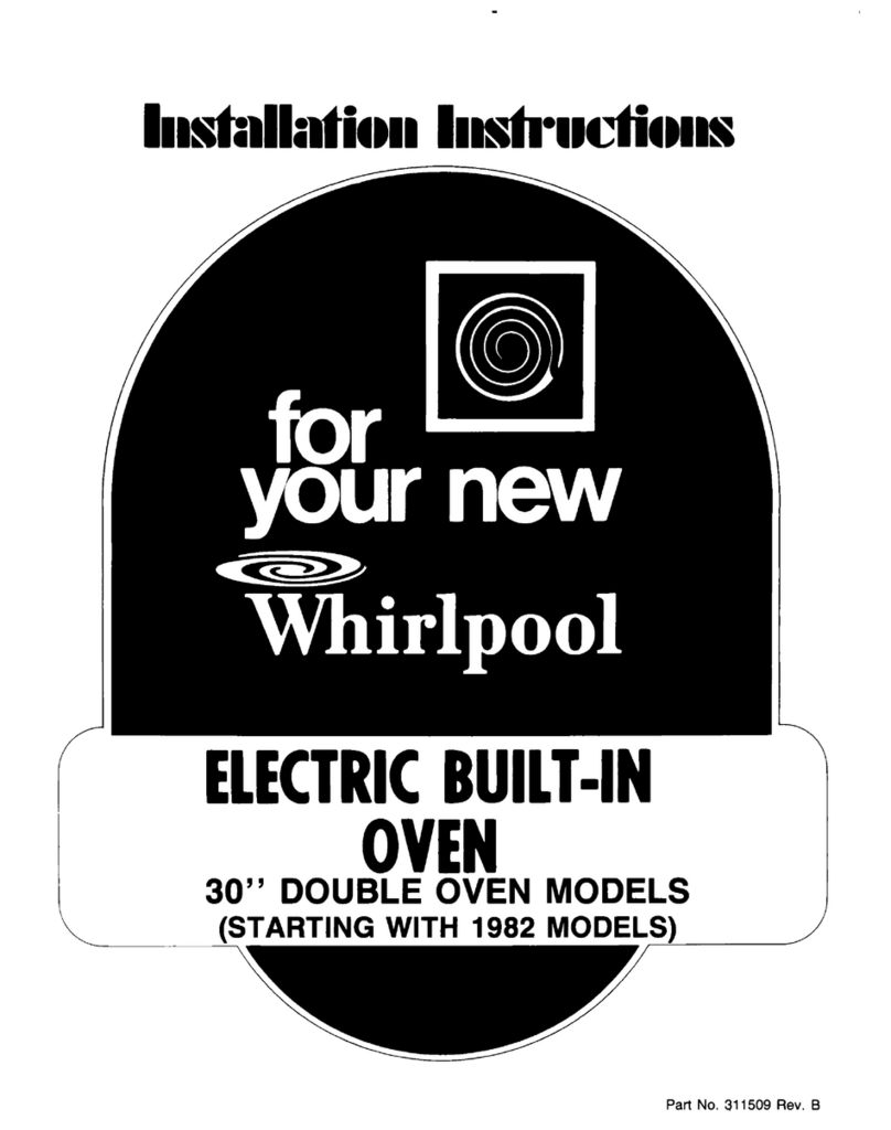 Whirlpool RB275PXV1 installation instructions