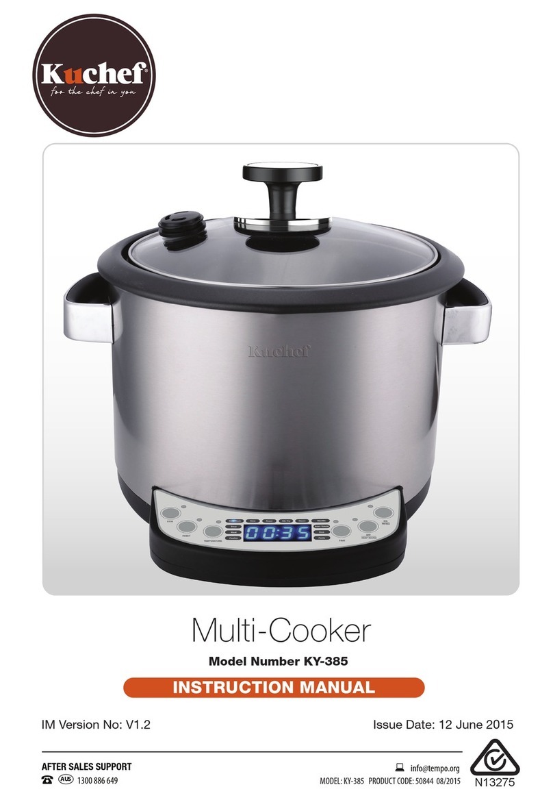 Kuchef KY-385 instruction manual Kuchef KY-385 instruction manual