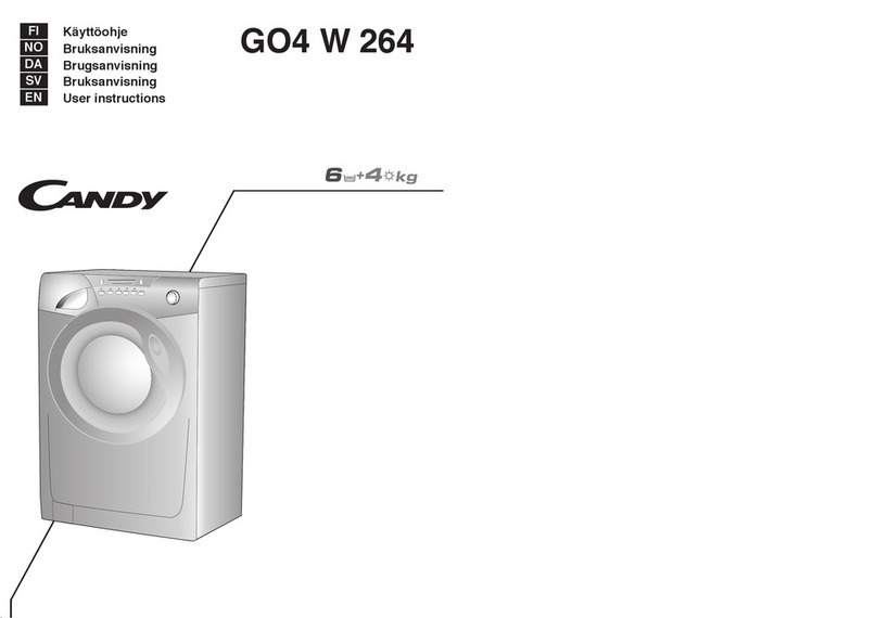 Candy GO4 W 264 User manual