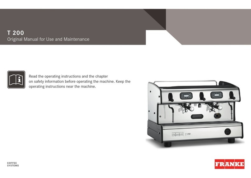 Franke T 200 User manual
