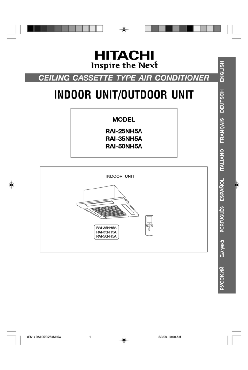 Hitachi RAI-50NH5A User manual