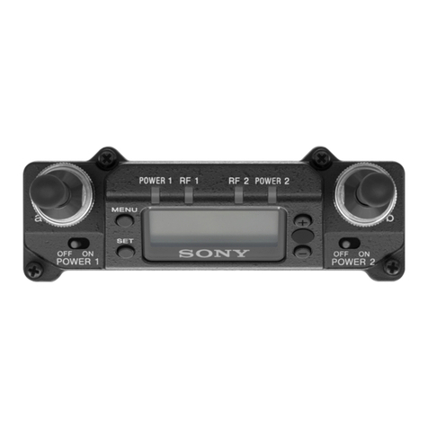 Sony URX-S03D operating instructions
