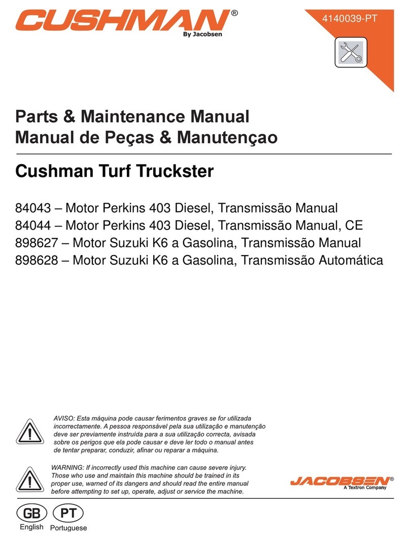 Cushman turf truckster Parts & maintenance manual Cushman turf truckster Parts & maintenance manual
