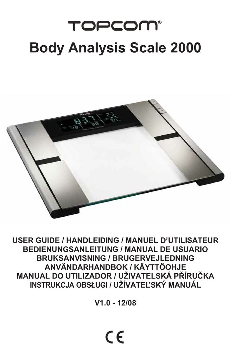 Topcom BPM WRIST 2000 user guide