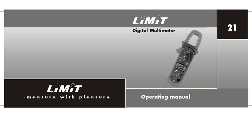 LIMIT Limit 21 operating manual