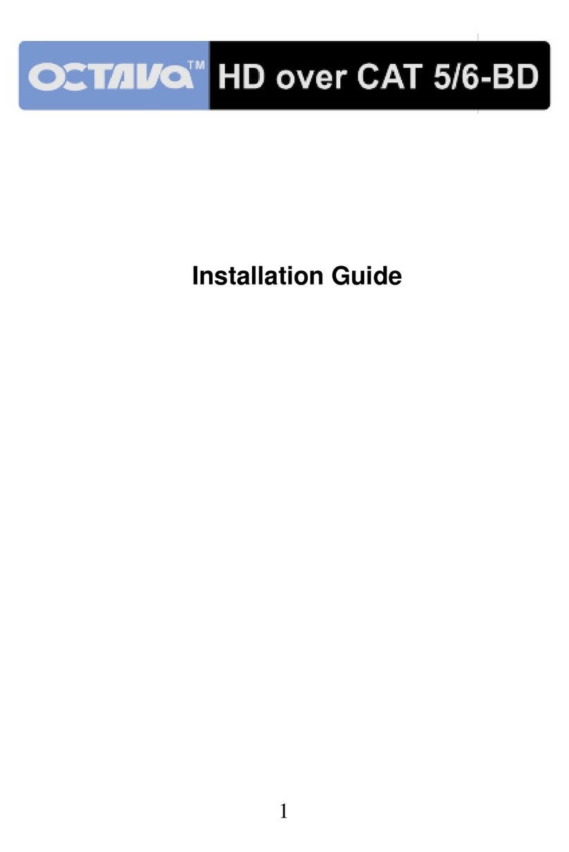 Octava HDOCAT-BD User manual