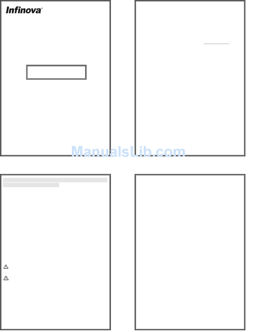 Infinova V6812IR-H0 Series User manual Infinova V6812IR-H0 Series User manual