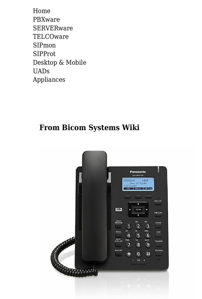 Panasonic KX-UT136 user guide