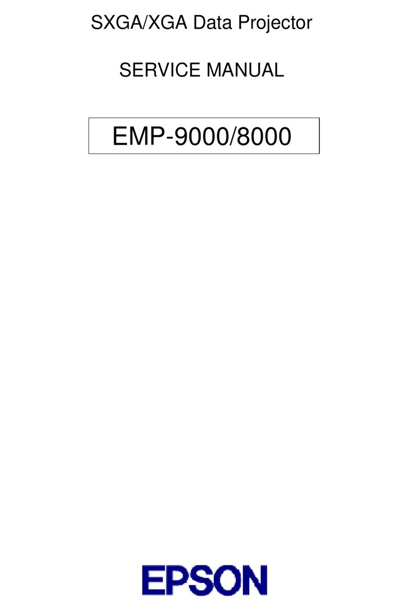 Epson EMP-8000 - XGA LCD Projector User manual