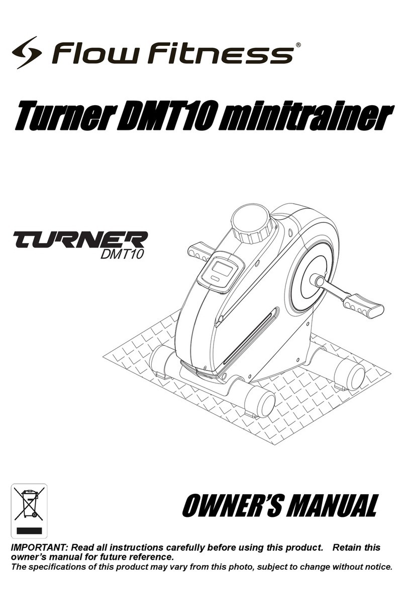 Flow Fitness Turner DMT10 User manual