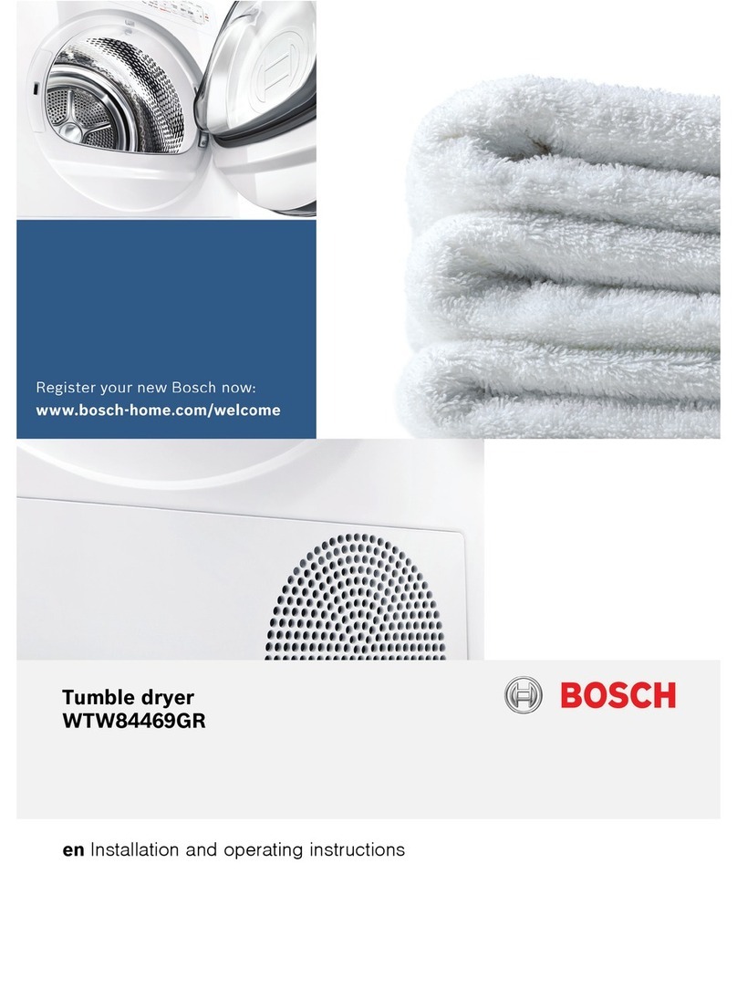 Bosch WTW84469GR User manual Bosch WTW84469GR User manual
