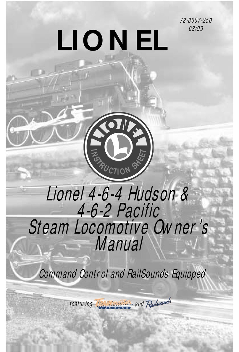 Lionel 4-6-2 Pacific User manual