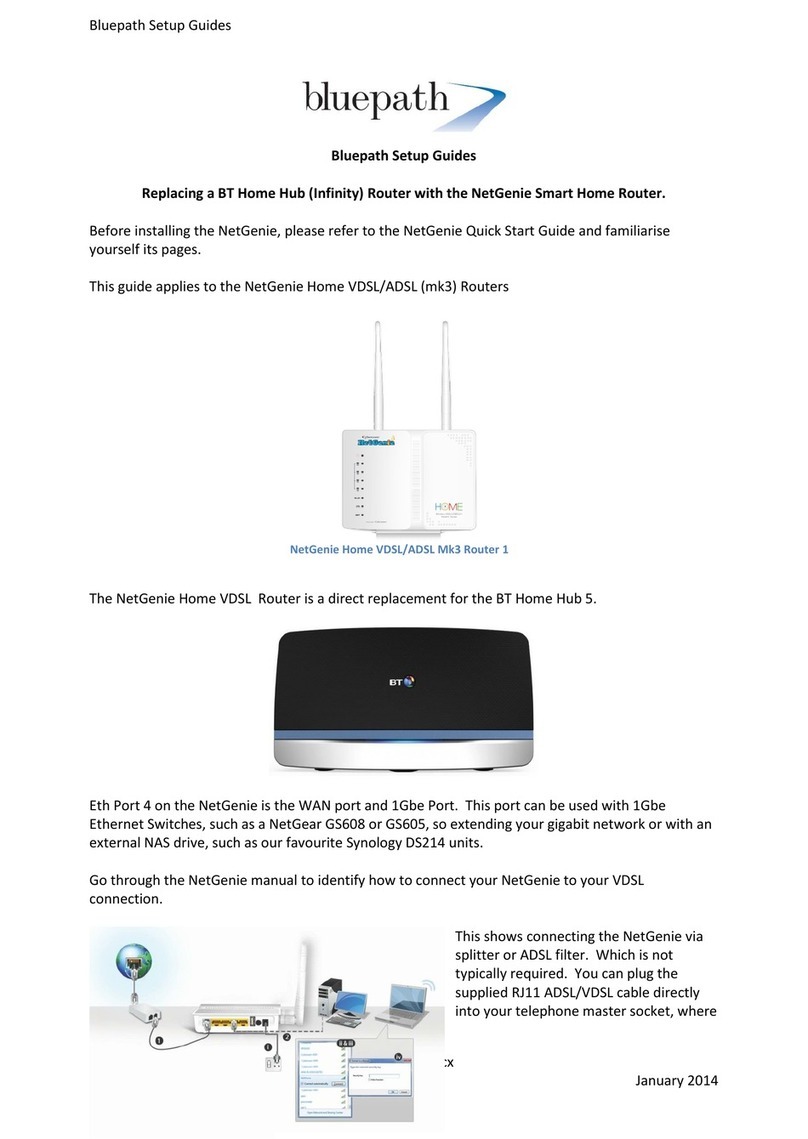 Bluepath Home Hub 5 Setup guide