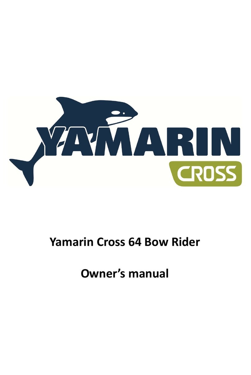 Yamarin Cross 64 Bow Rider owner's manual