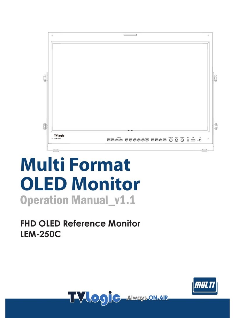 TV Logic LEM-250C User manual