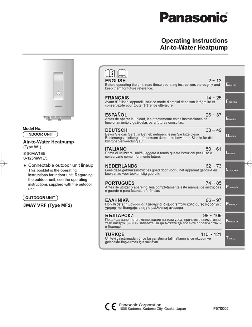 Panasonic S-125MW1E5 operating instructions Panasonic S-125MW1E5 operating instructions