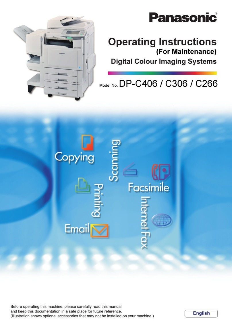Panasonic DP-C406 User manual