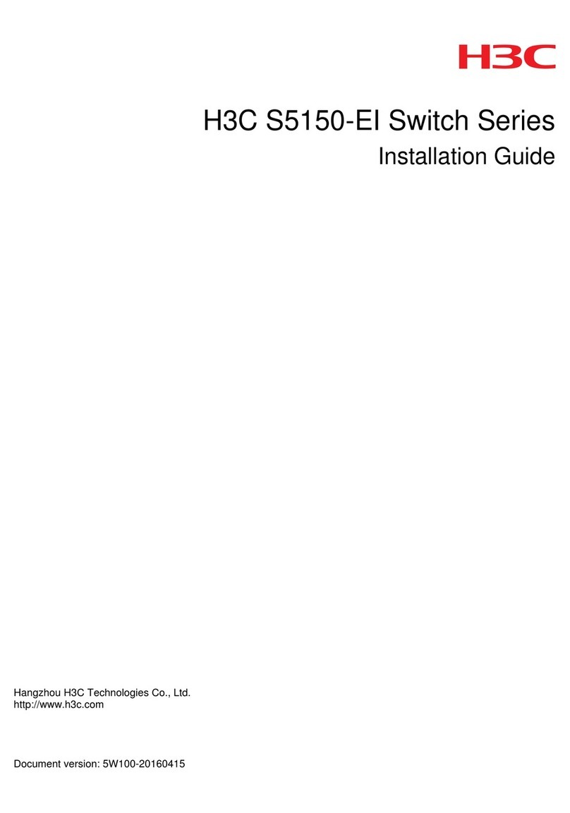 H3C S5150-EI Series installation guide H3C S5150-EI Series installation guide