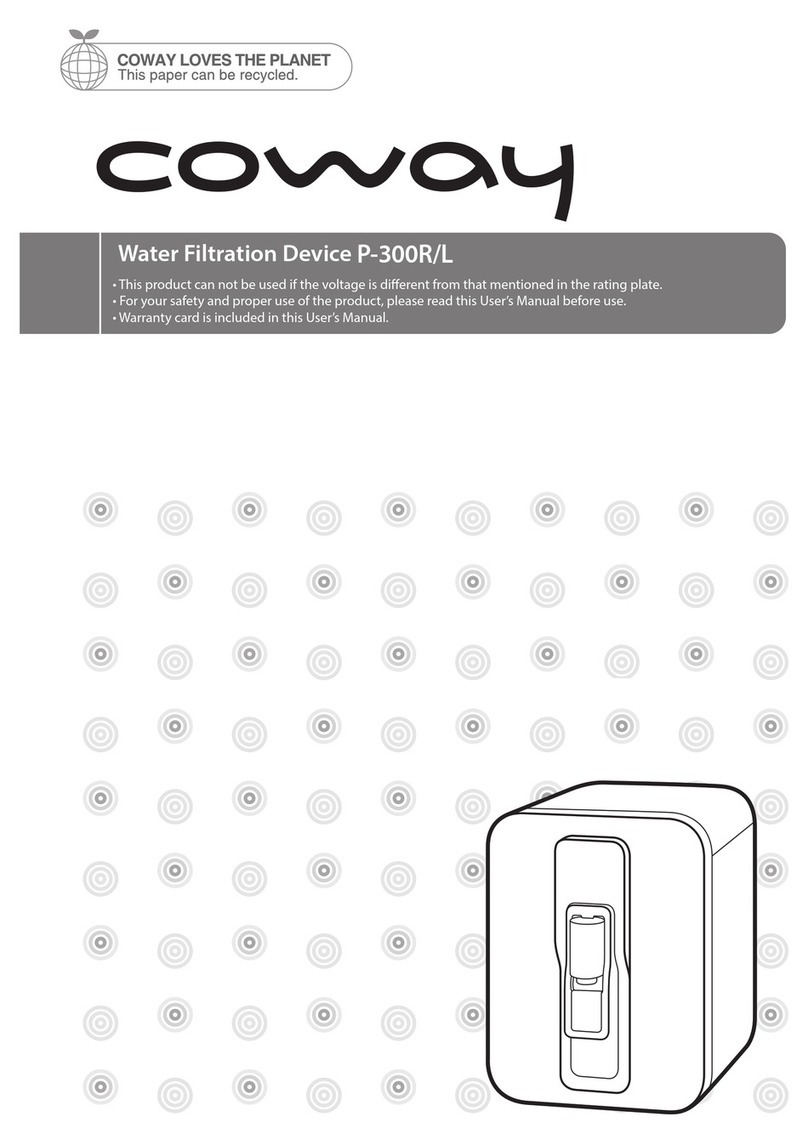 Coway P-300R/L User manual Coway P-300R/L User manual