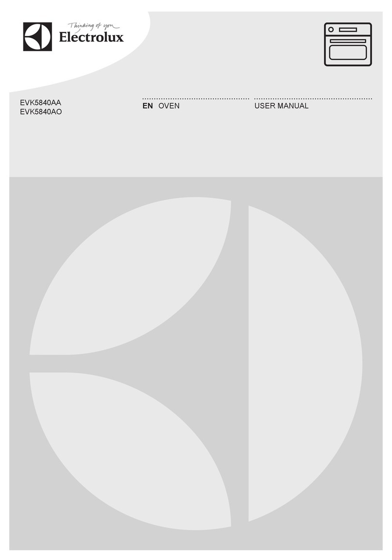Electrolux EVK5840AO User manual