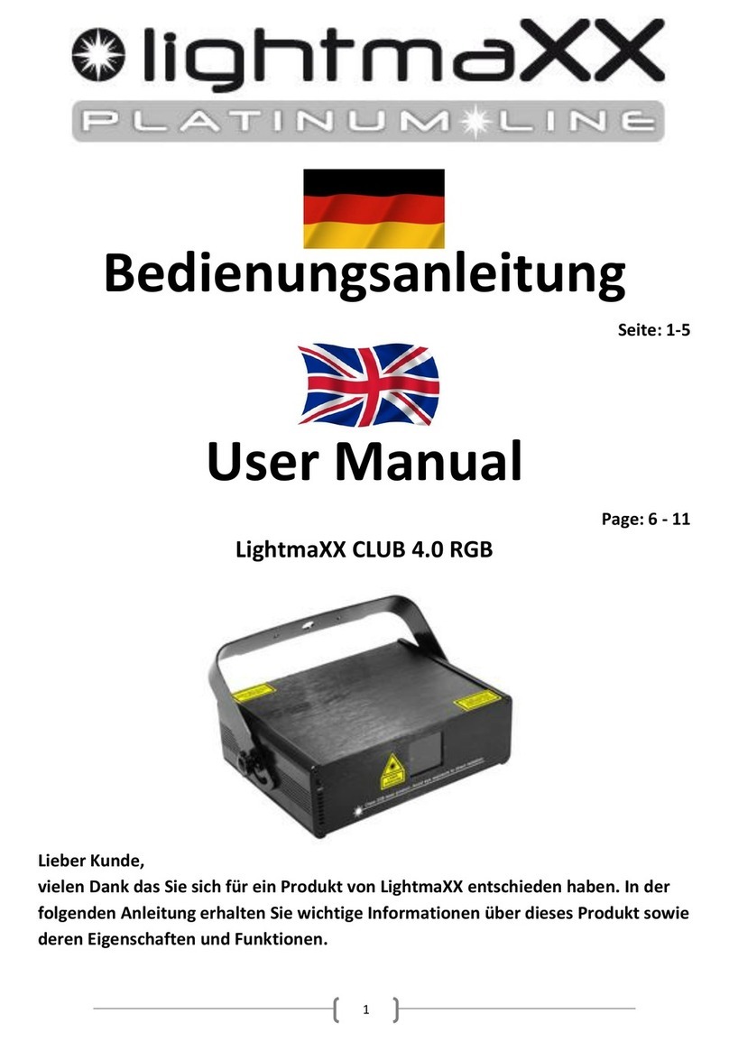 Lightmaxx CLUB4.0 RGB user manual