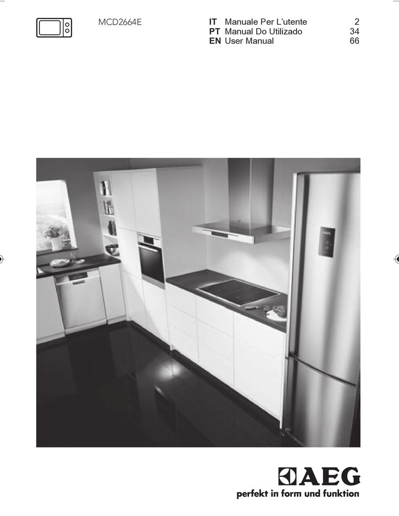 AEG MCD2664E User manual