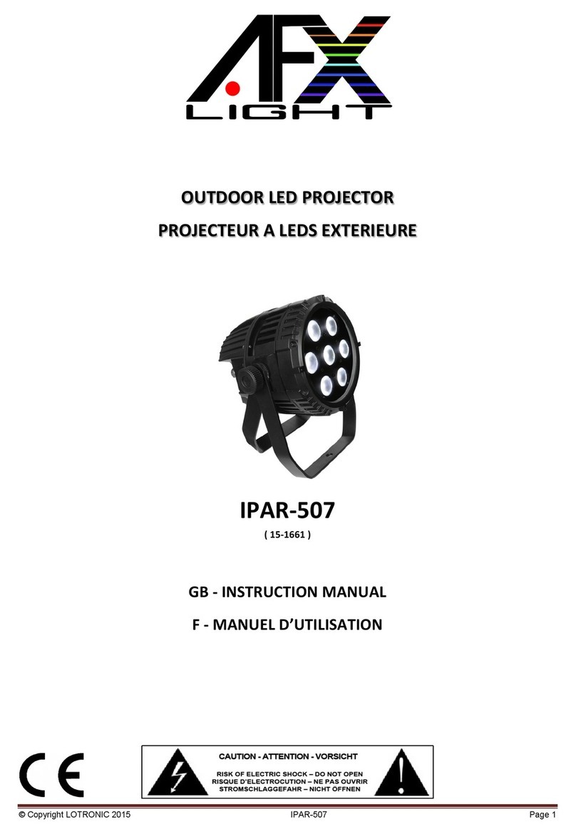 afx light IPAR-507 instruction manual