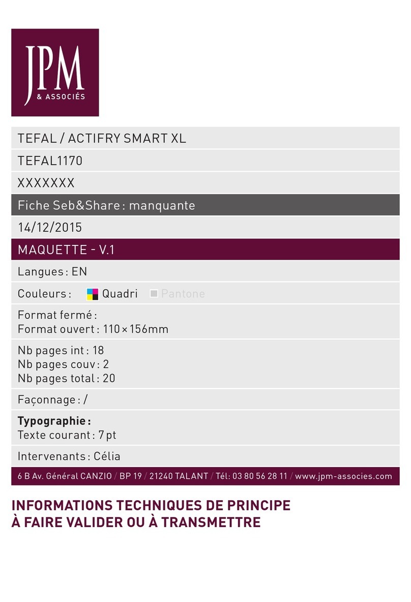 TEFAL ActiFry smart XL User manual