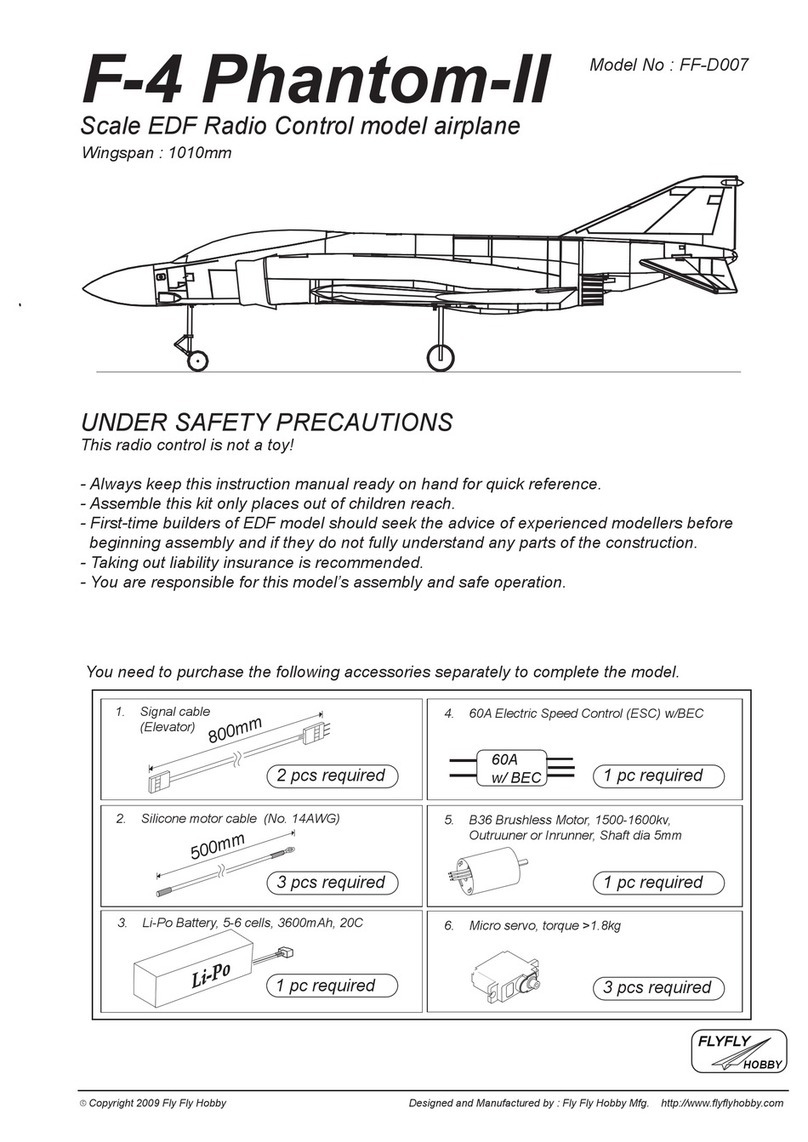 Fly Fly Hobby F-4 Phantom-II FF-D007 manual