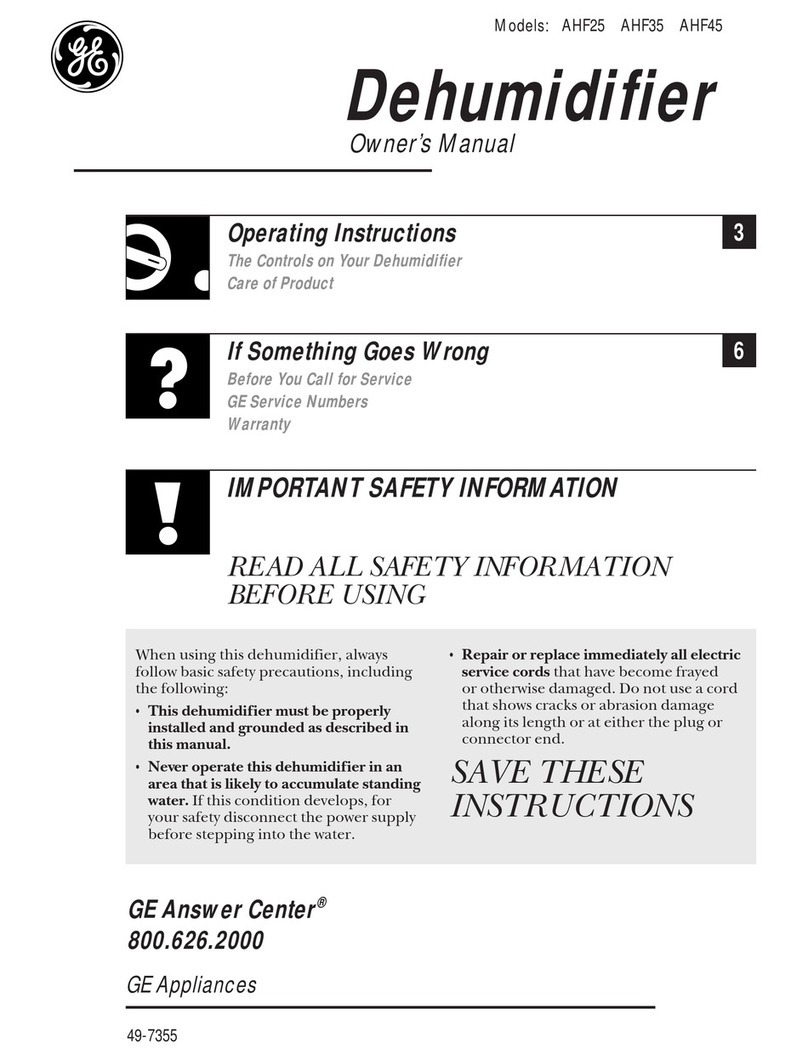 GE AHF45 User manual