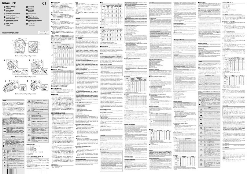 Nikon FT1 User manual