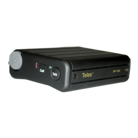Telex Audiocom BP-2002 User manual