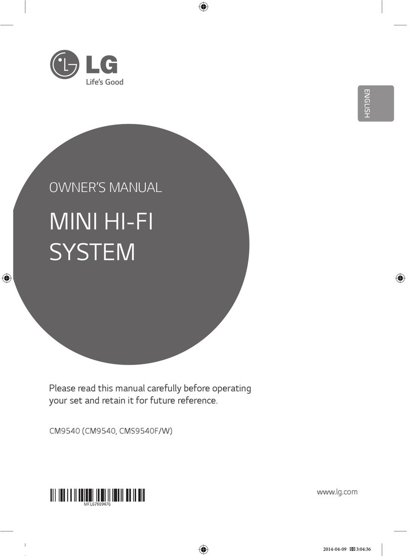 LG CMS9540W User manual