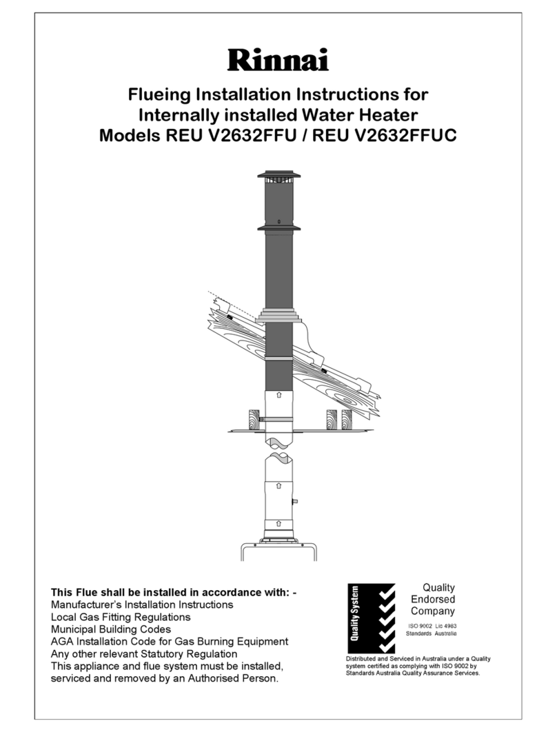 Rinnai REU V2632FFUC Installation instruction