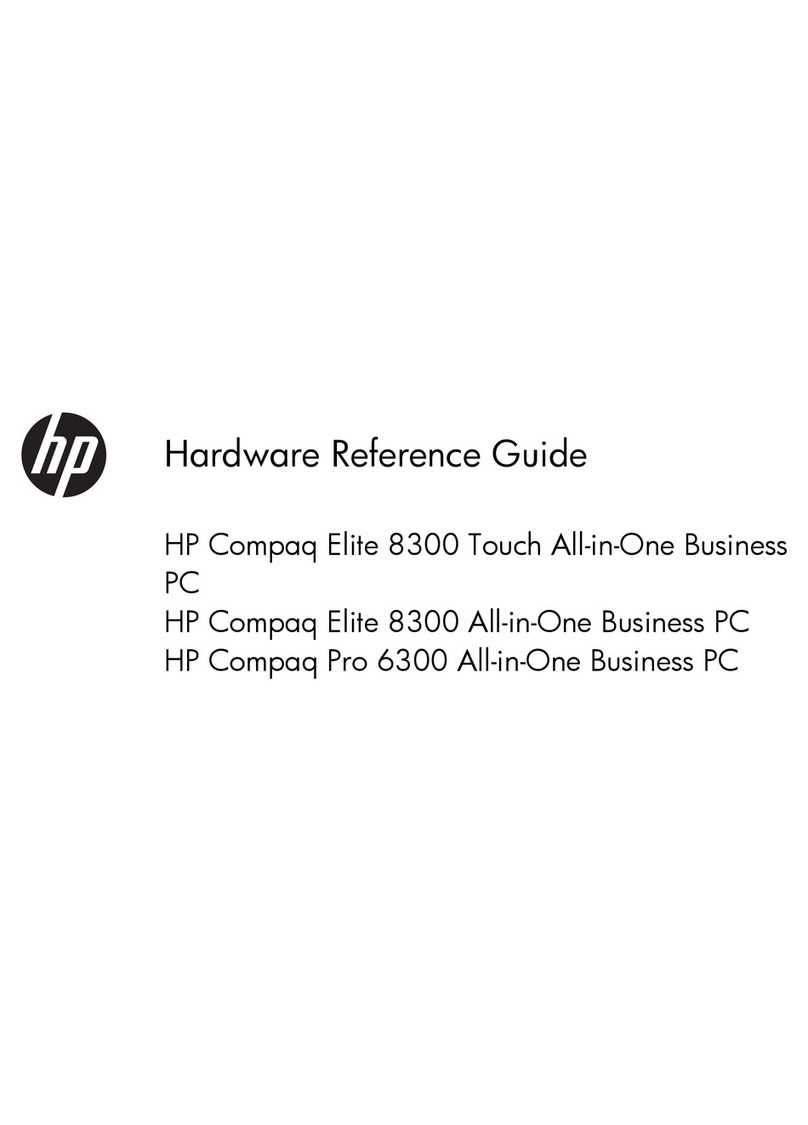 HP Compaq Pro 6300 All-in-One Operating and maintenance manual