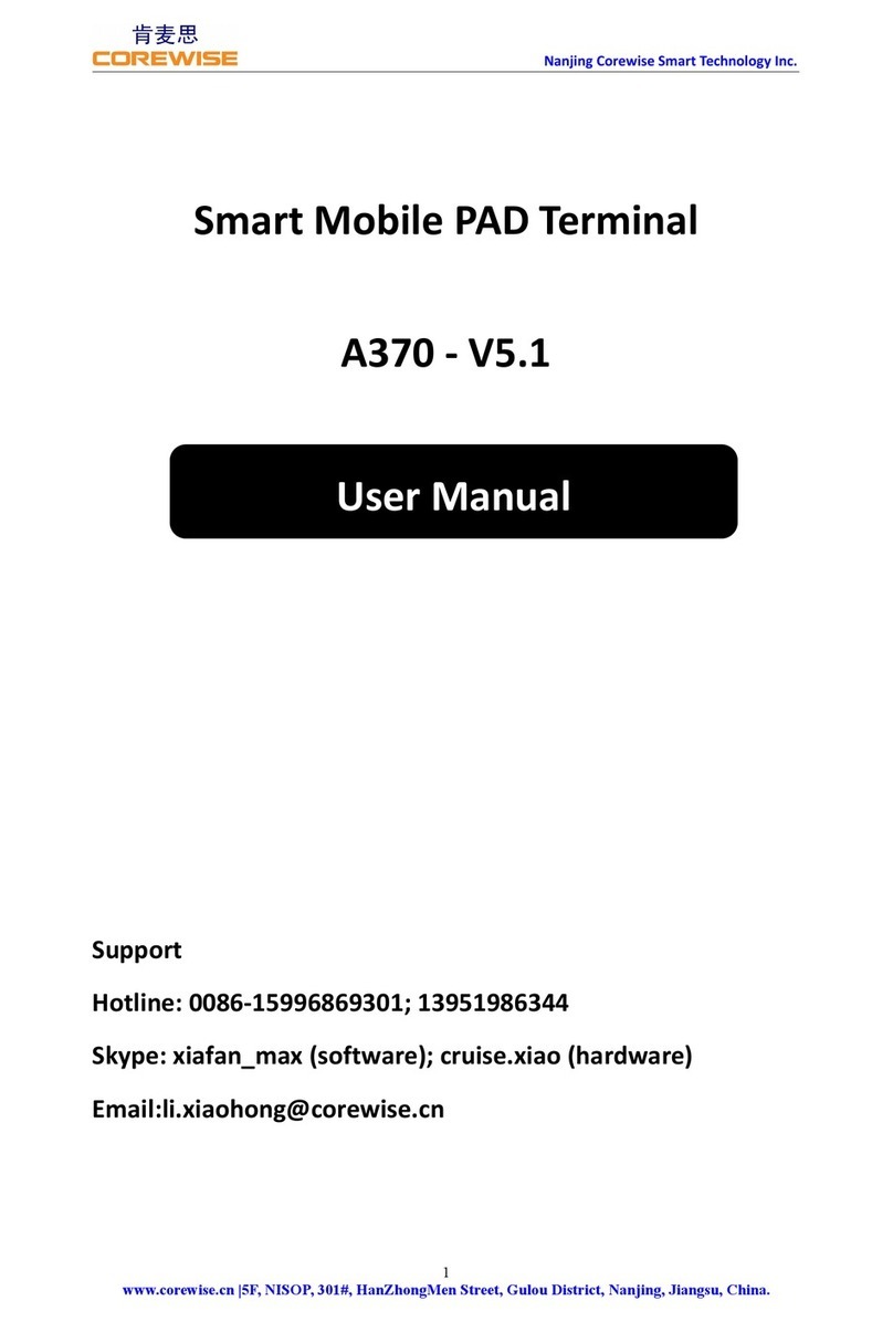 Corewise A370 user manual