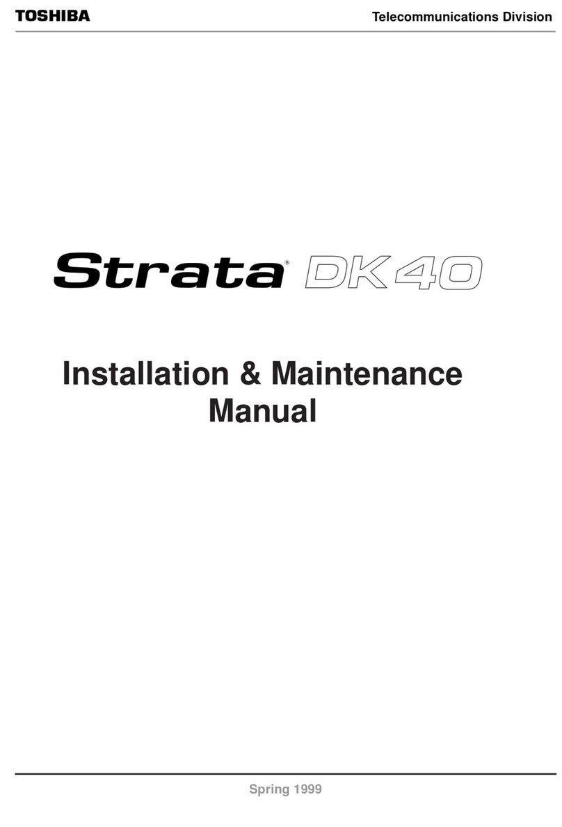Toshiba Strata AirLink DK40 Instruction Manual