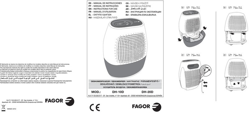 Fagor DH-20D User manual