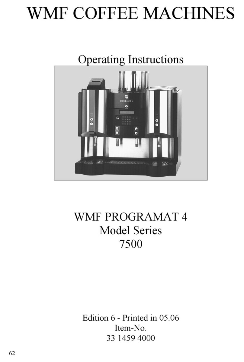 WMF PROGRAMAT 4 7500 User manual