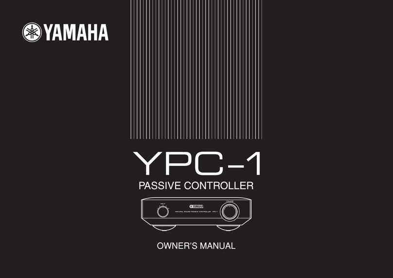 Yamaha YPC-1 owner's manual