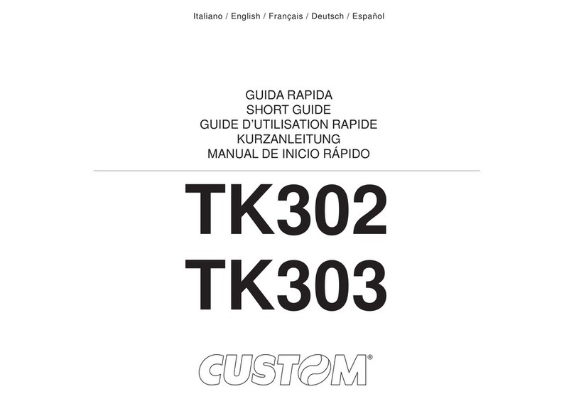 Custom Audio Electronics TK303 Supplement