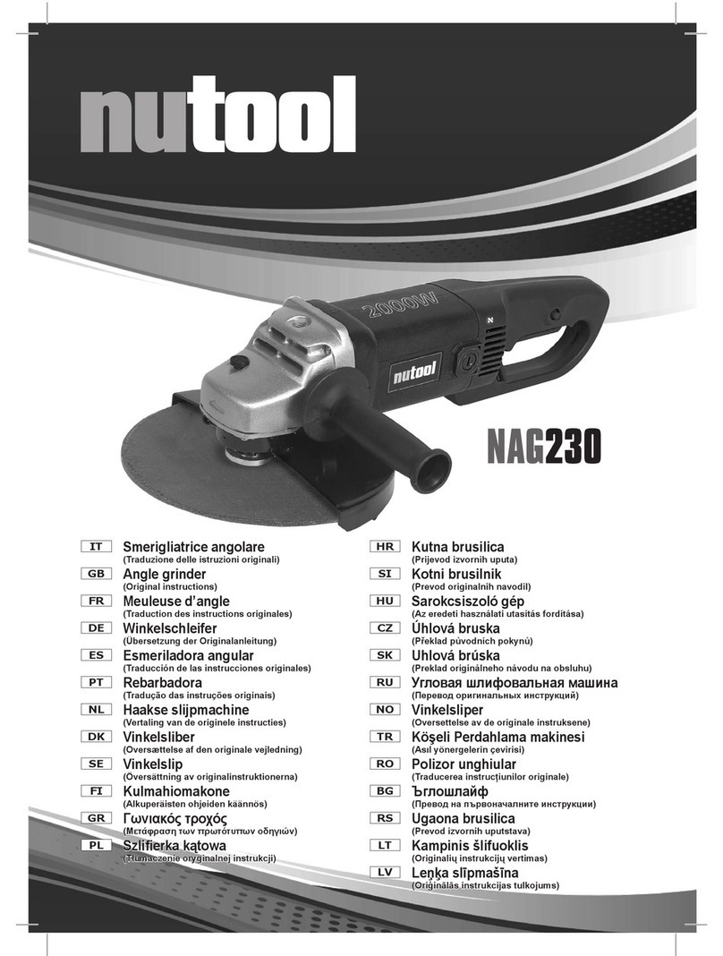 NUTOOL NAG230 Original instructions