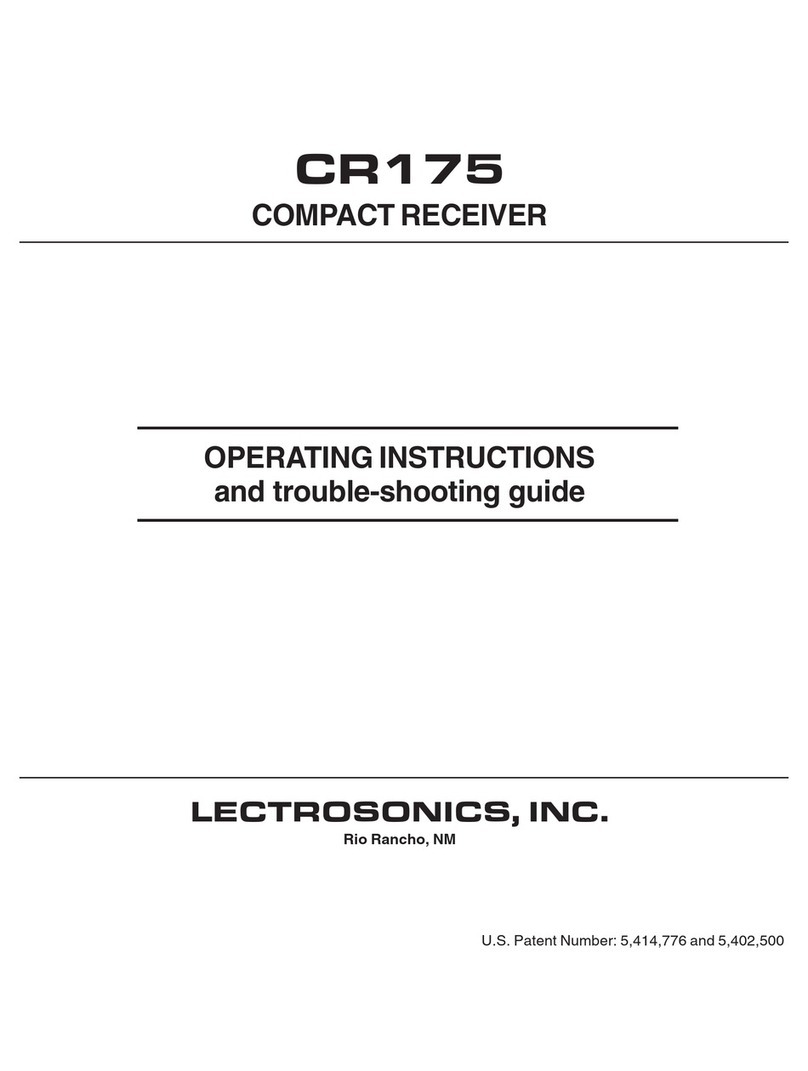 Lectrosonics CR175 User manual