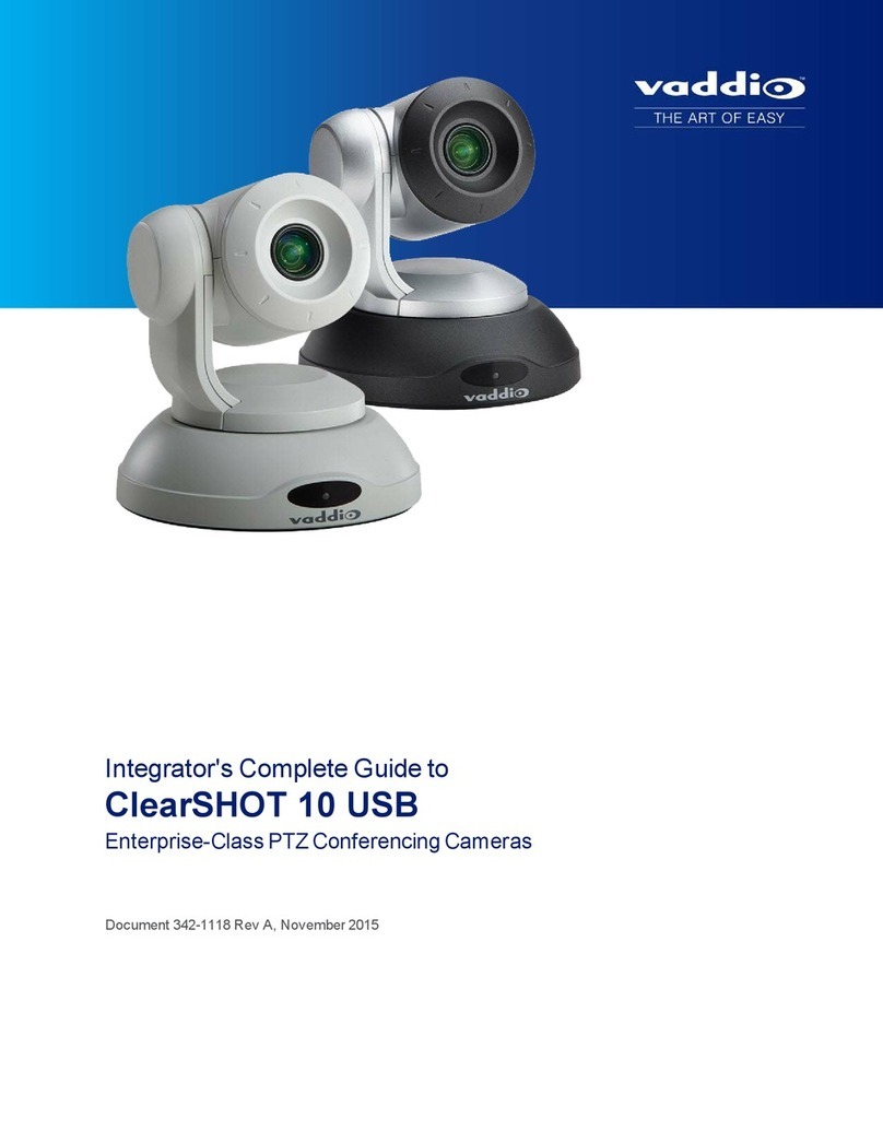 VADDIO ClearSHOT 10 USB Integrator's complete guide