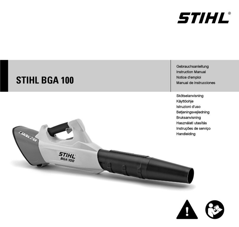 Stihl BGA 100 User manual