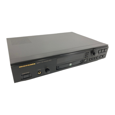 Marantz CDR-630 User manual